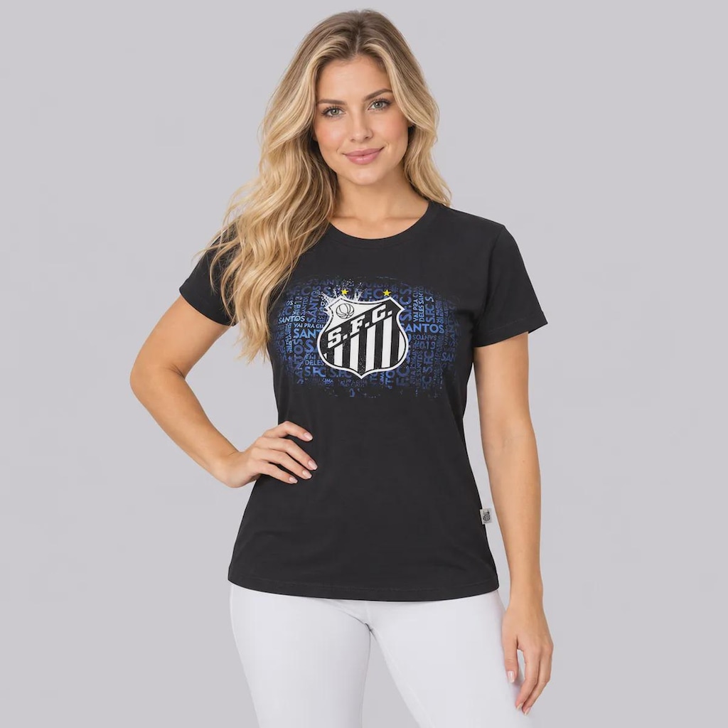 Imagem 1 do produto Camisa do Santos Baby Look Feminina