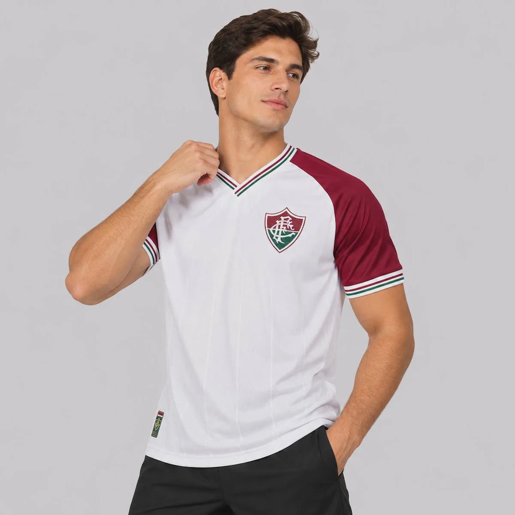 Imagem 3 do produto Camisa do Fluminense Escudo Tricolor Masculina