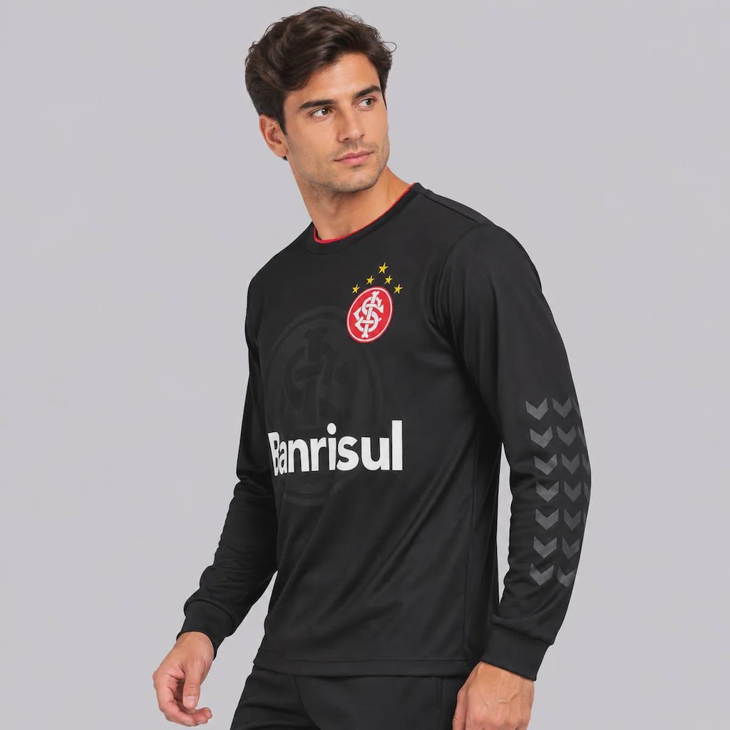 Imagem 3 do produto Camisa do Internacional Manga Longa Retrô Goleiro 2007 Masculina