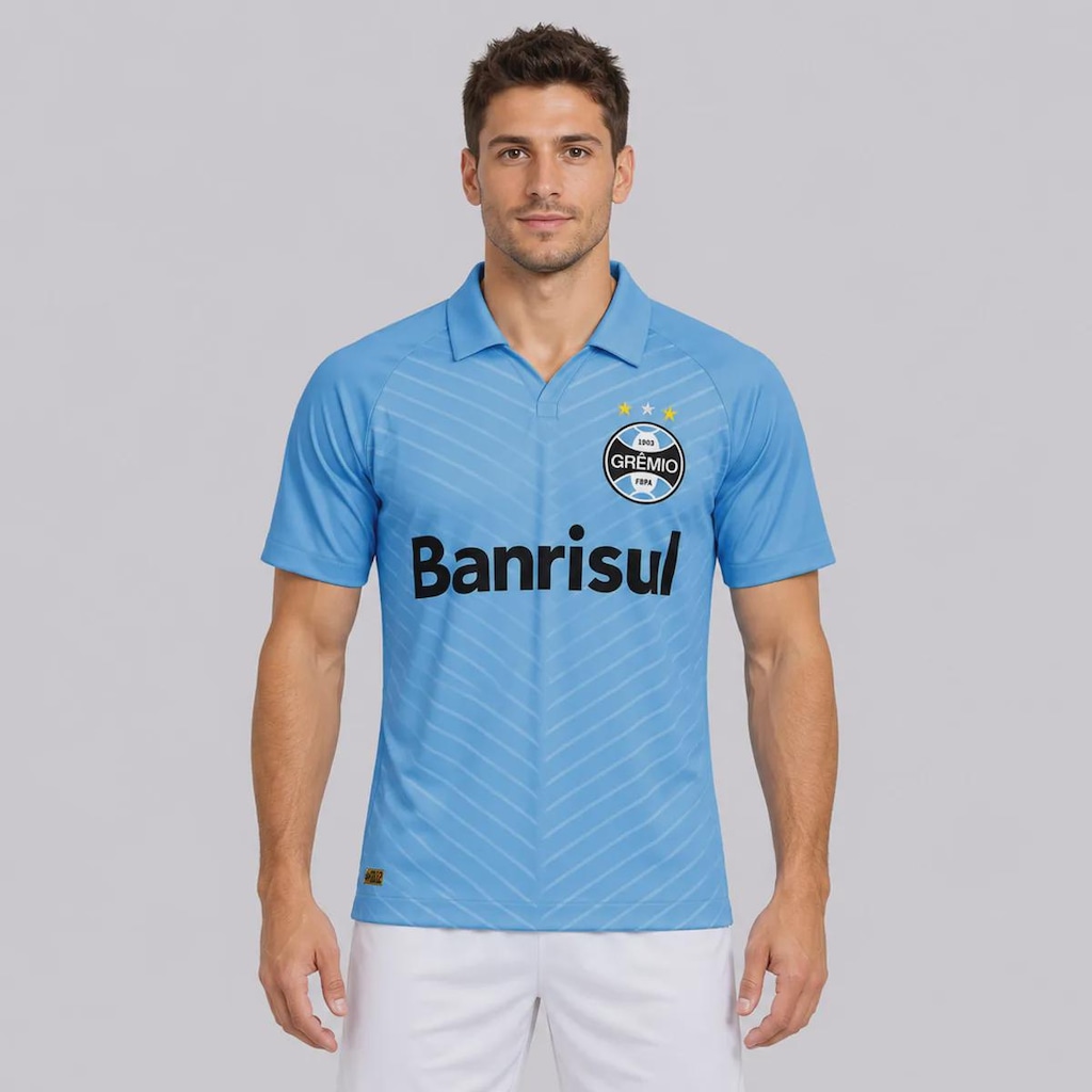 Imagem 1 do produto Camisa do Grêmio Retrô 2012 Alma Castelhana Banrisul Masculina