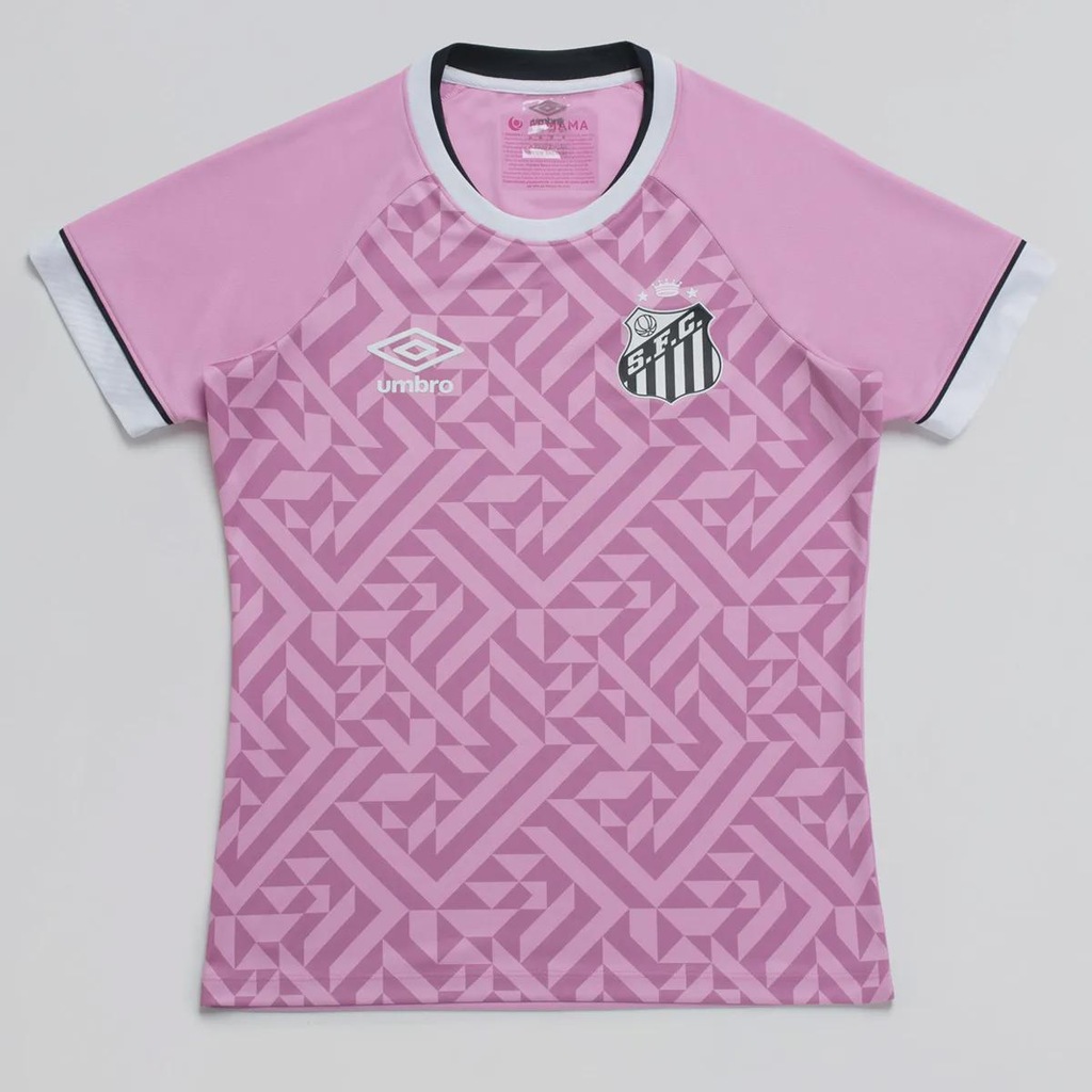 Imagem 5 do produto Camisa do Santos Outubro Rosa 26/27 Umbro Feminina