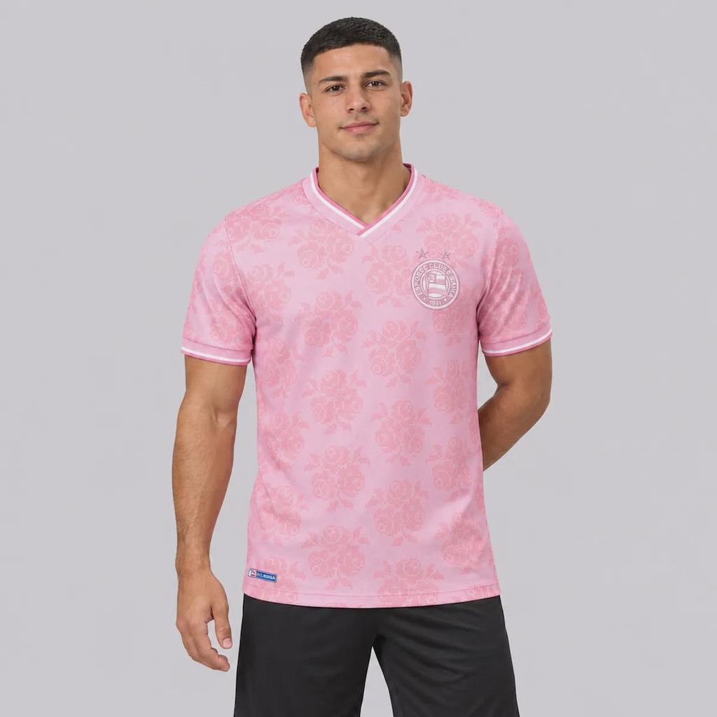 Imagem 1 do produto Camisa do Bahia Jacquard Outubro Masculina