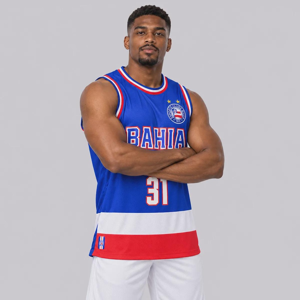 Imagem 2 do produto Camiseta Regata Bahia Basquete Royal Masculina