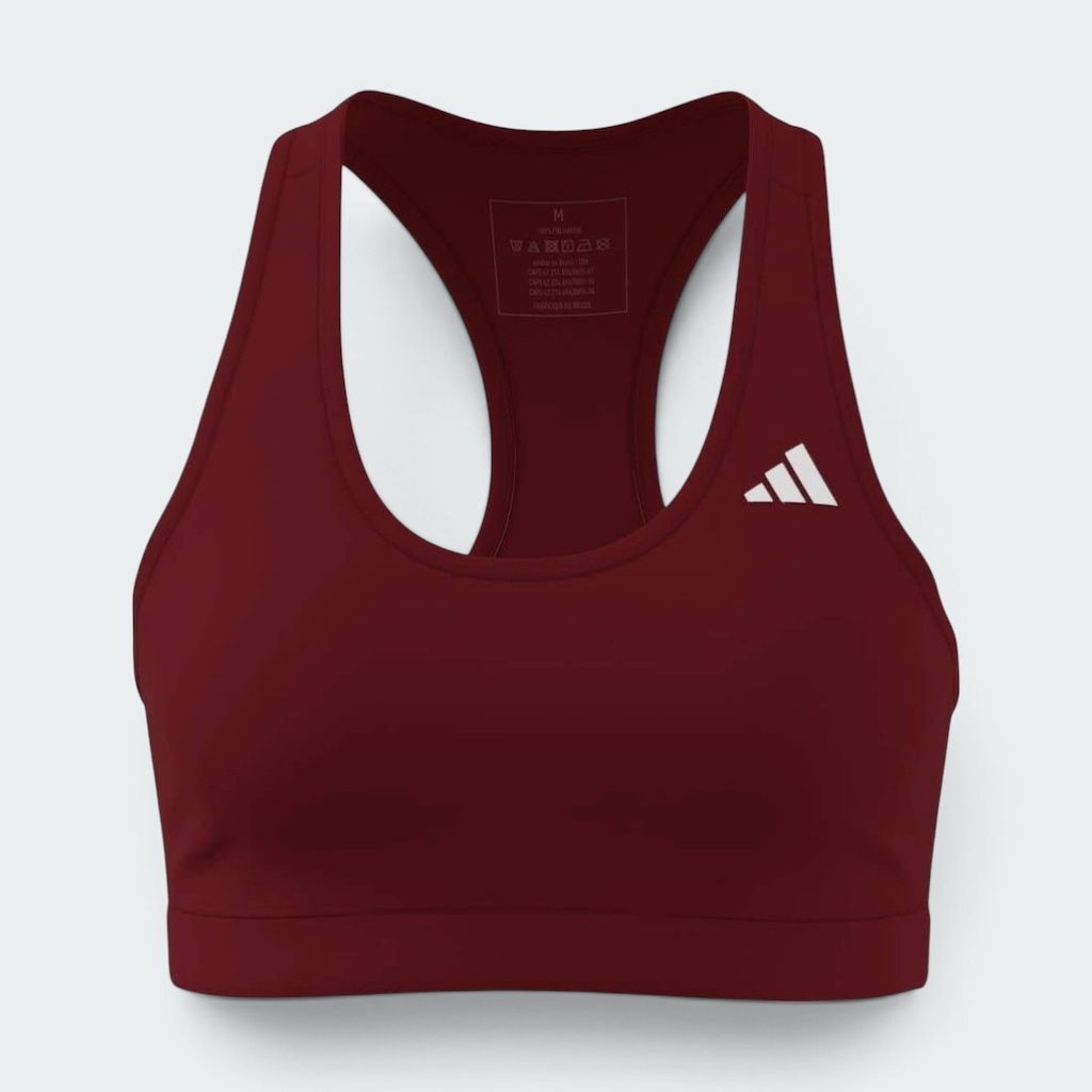 Imagem 1 do produto Top adidas Básico Treino Poliamida Suporte Médio Feminino