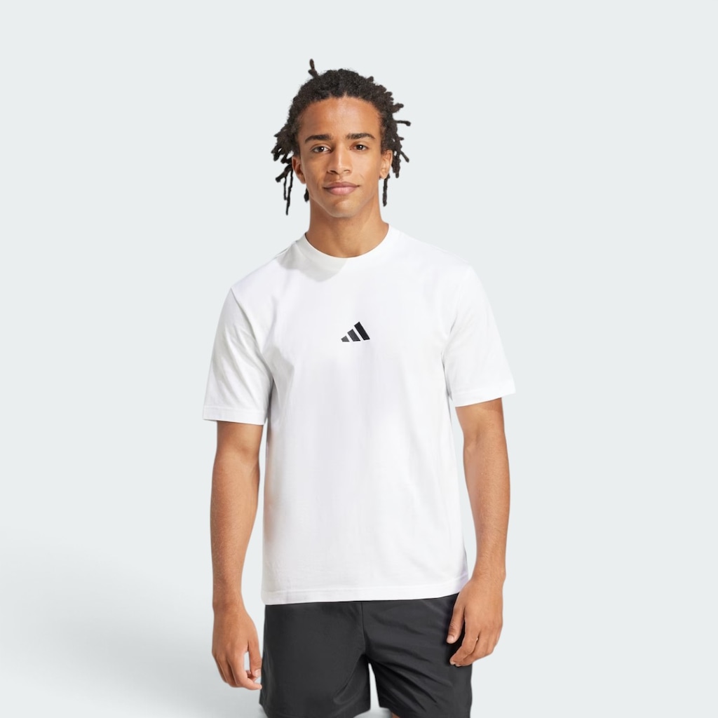 Imagem 1 do produto Camiseta adidas Essentials Small Logo Malha Algodão Masculina