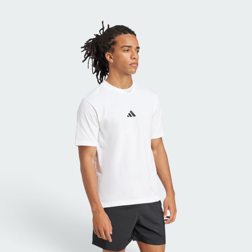 Imagem 3 do produto Camiseta adidas Essentials Small Logo Malha Algodão Masculina