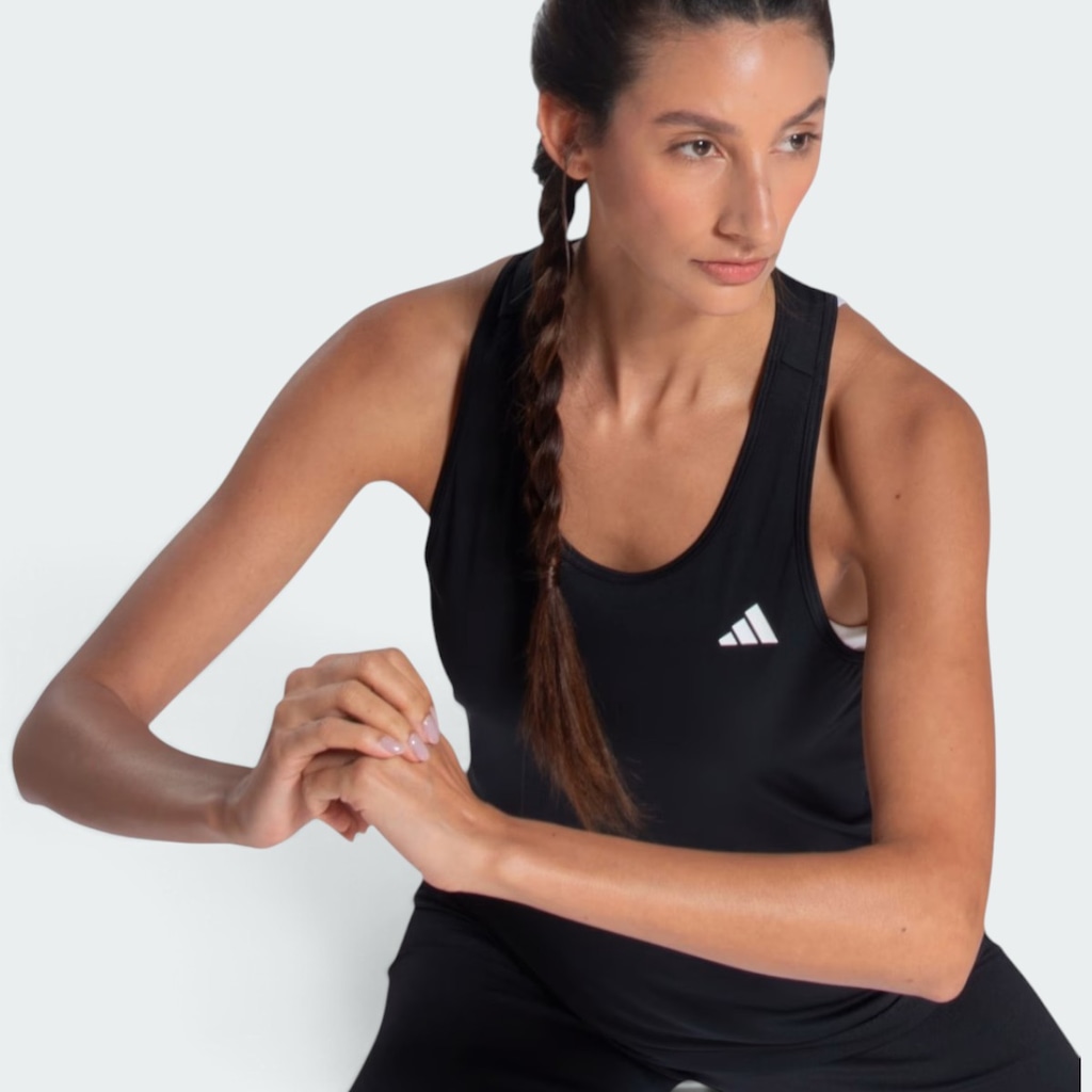 Imagem 4 do produto Camiseta Regata adidas Treino Básica Poliéster Feminina