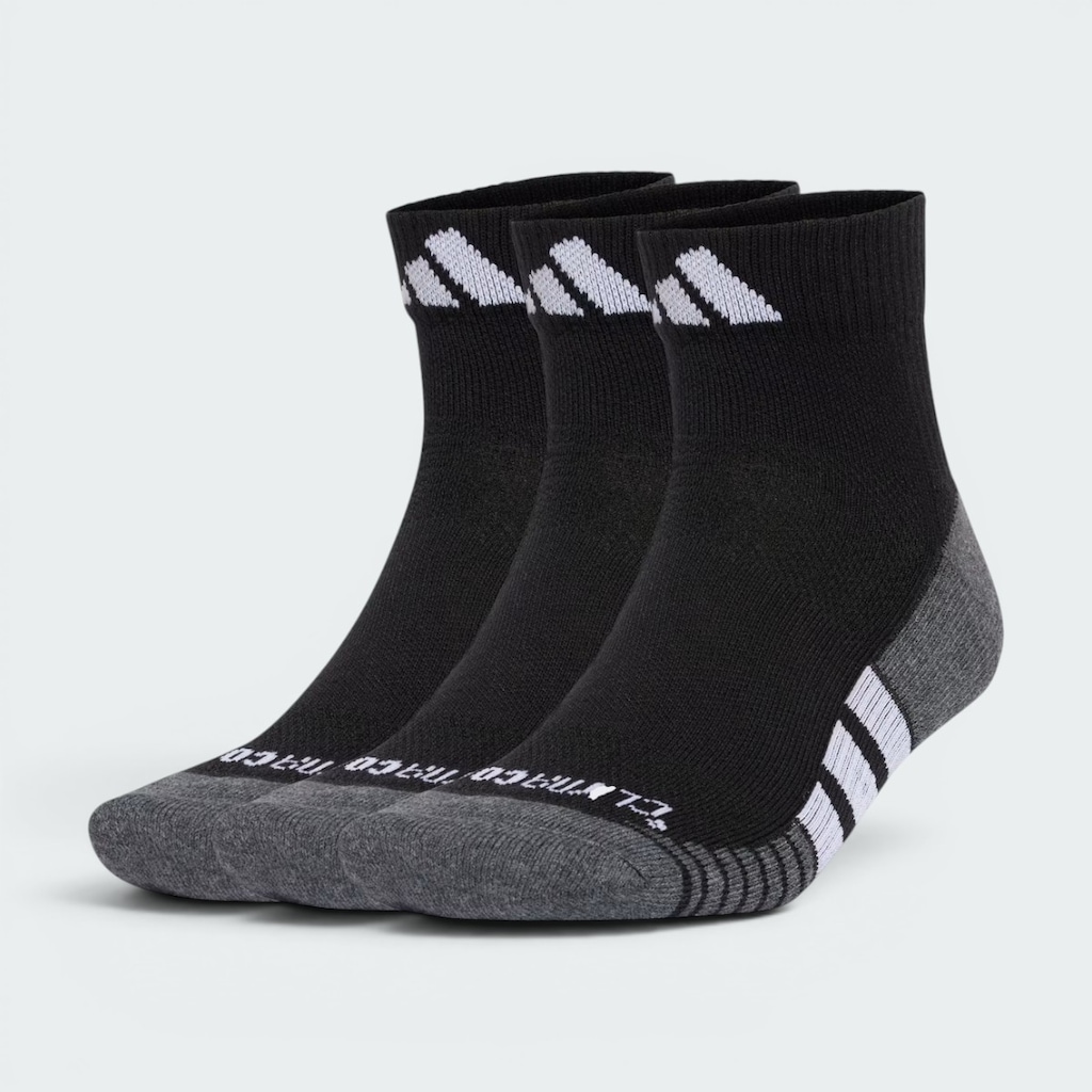 Imagem 1 do produto Meia adidas Cano Médio Performance Climacool 3 Pares - Unissex
