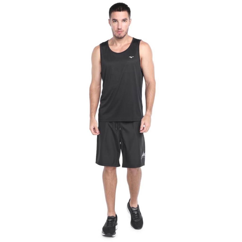 Bermuda Mizuno Run Bird Masculina - Foto 1