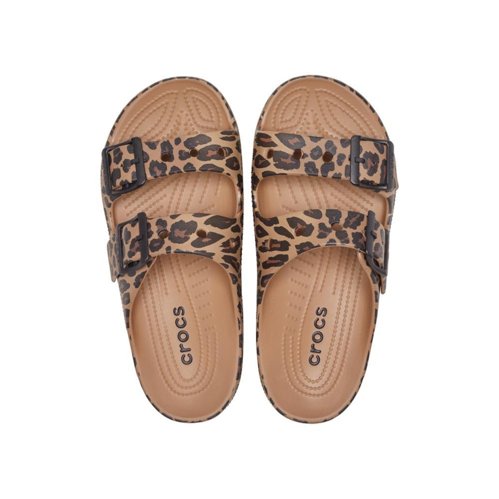 Imagem 4 do produto Sandália Crocs Saturday Animal Sandal W Sepia/Leopard - Unissex
