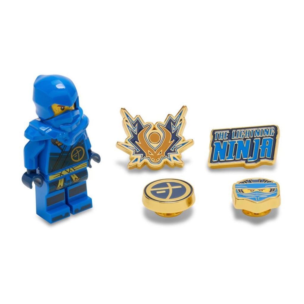 Imagem 2 do produto Jibbitz Crocs Lego Ninjago Jay Pack com 5 Peças Único - Unissex