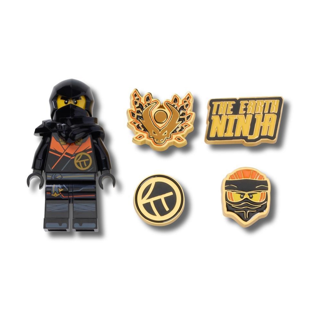 Imagem 1 do produto Jibbitz Crocs Lego Ninjago Cole Pack com 5 Peças Único - Unissex
