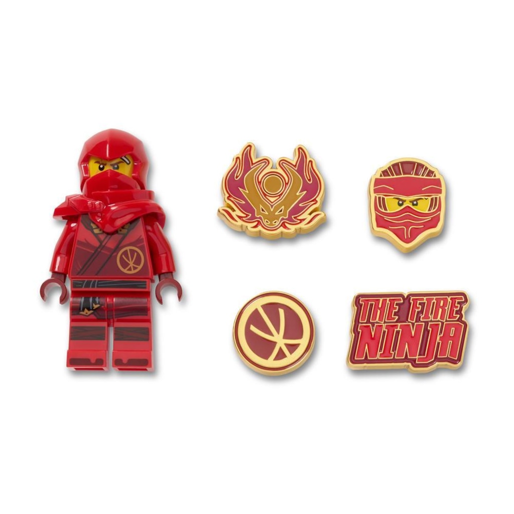 Imagem 1 do produto Jibbitz Crocs Lego Ninjago Kai Pack com 5 Peças Único - Unissex