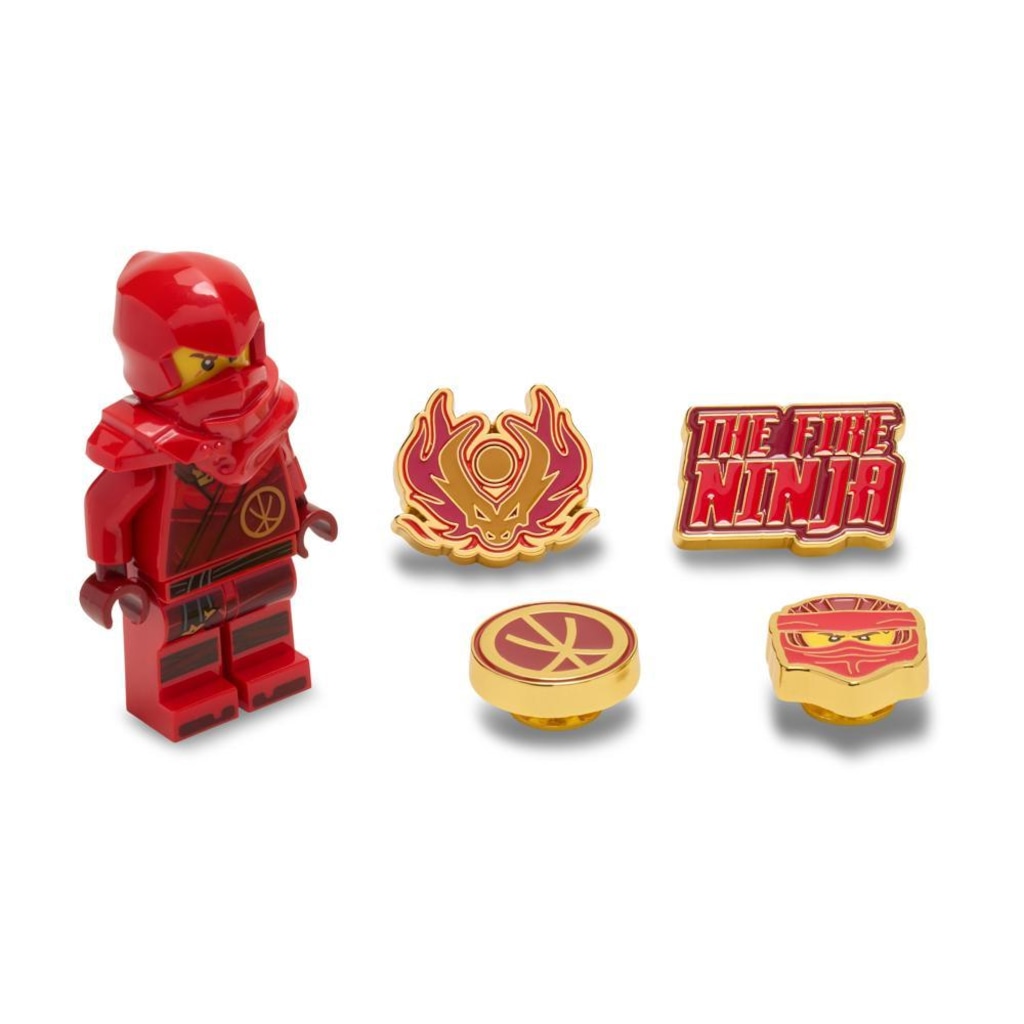 Imagem 2 do produto Jibbitz Crocs Lego Ninjago Kai Pack com 5 Peças Único - Unissex