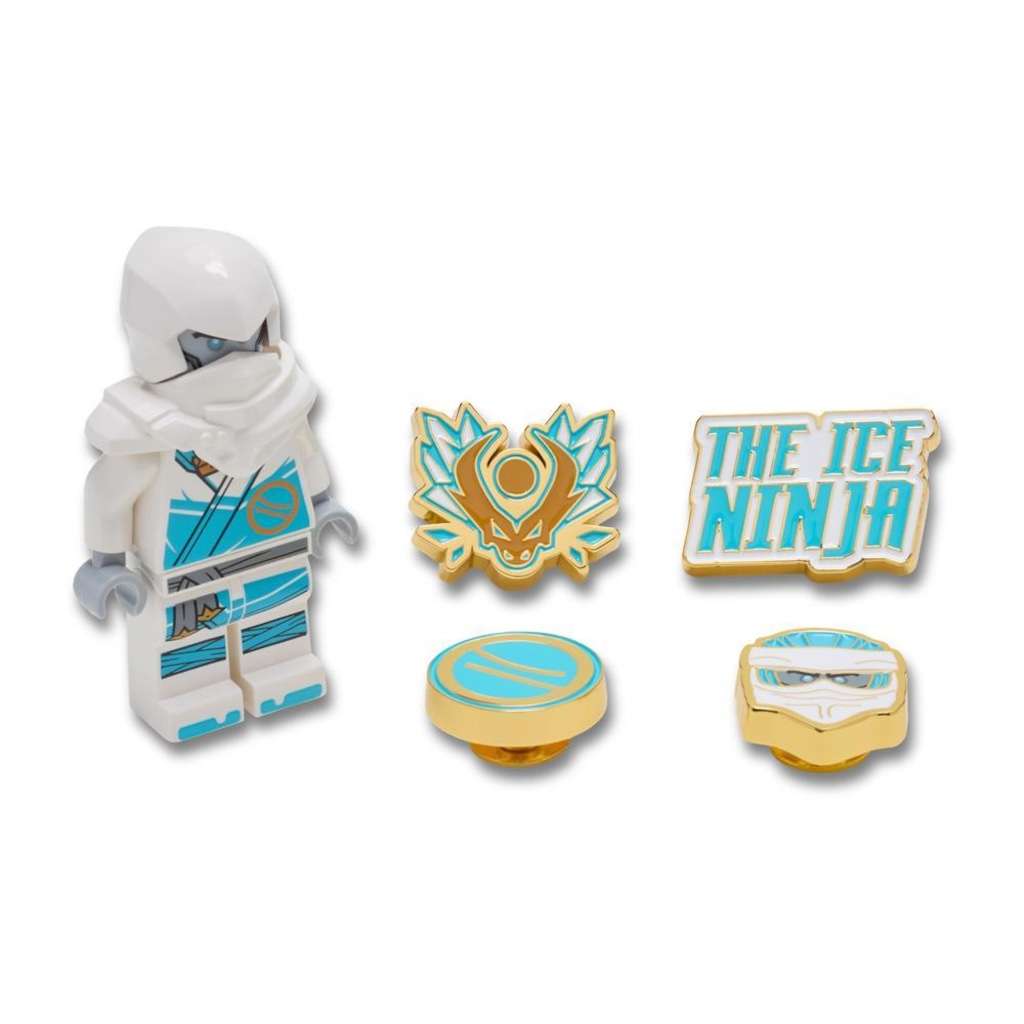 Imagem 2 do produto Jibbitz Crocs Lego Ninjago Zane Pack com 5 Peças Único - Unissex