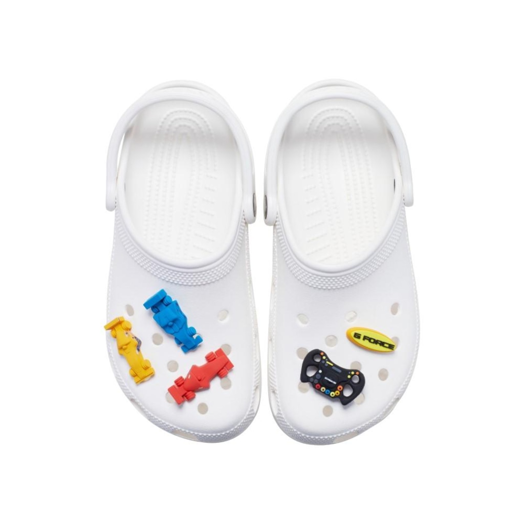 Imagem 3 do produto Jibbitz Crocs Carros de Corrida G Force Pack com 5 Peças - Unissex