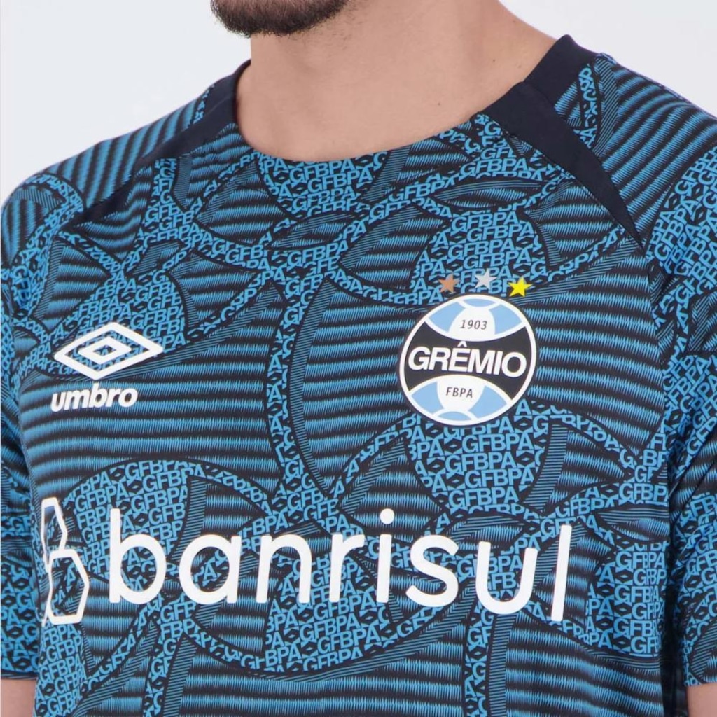 Imagem 3 do produto Camisa do Grêmio Aquecimento 2024/25 Umbro Masculina