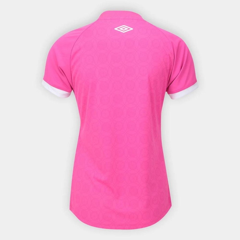 Imagem 2 do produto Camisa do Santos Outubro Rosa 2023/24 s/nº Umbro Feminina