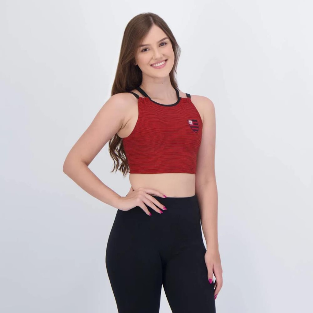 Imagem 2 do produto Blusa Cropped do Flamengo Braziline Why Feminina