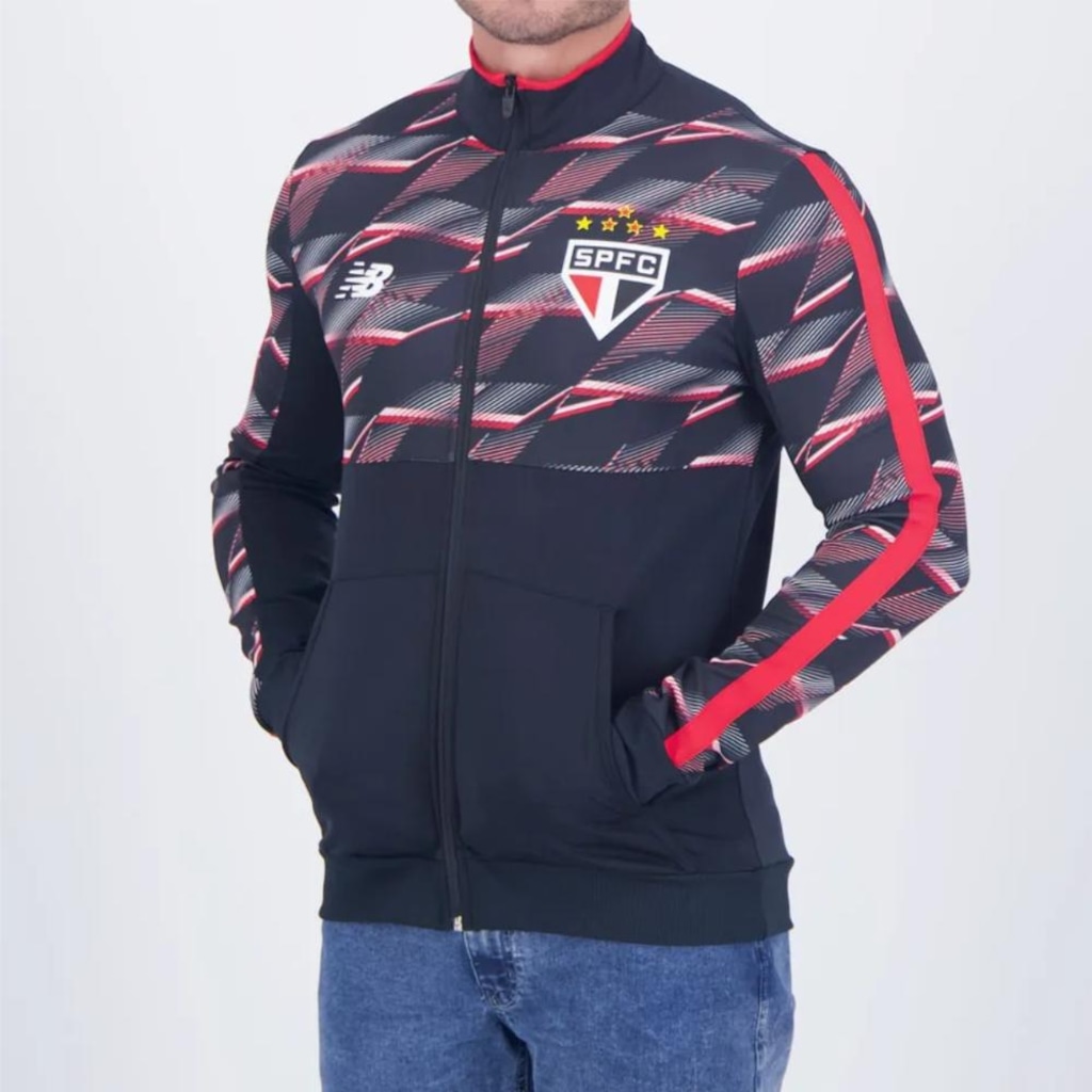 Imagem 1 do produto Jaqueta do São Paulo Pré-Jogo 2024 New Balance Masculina