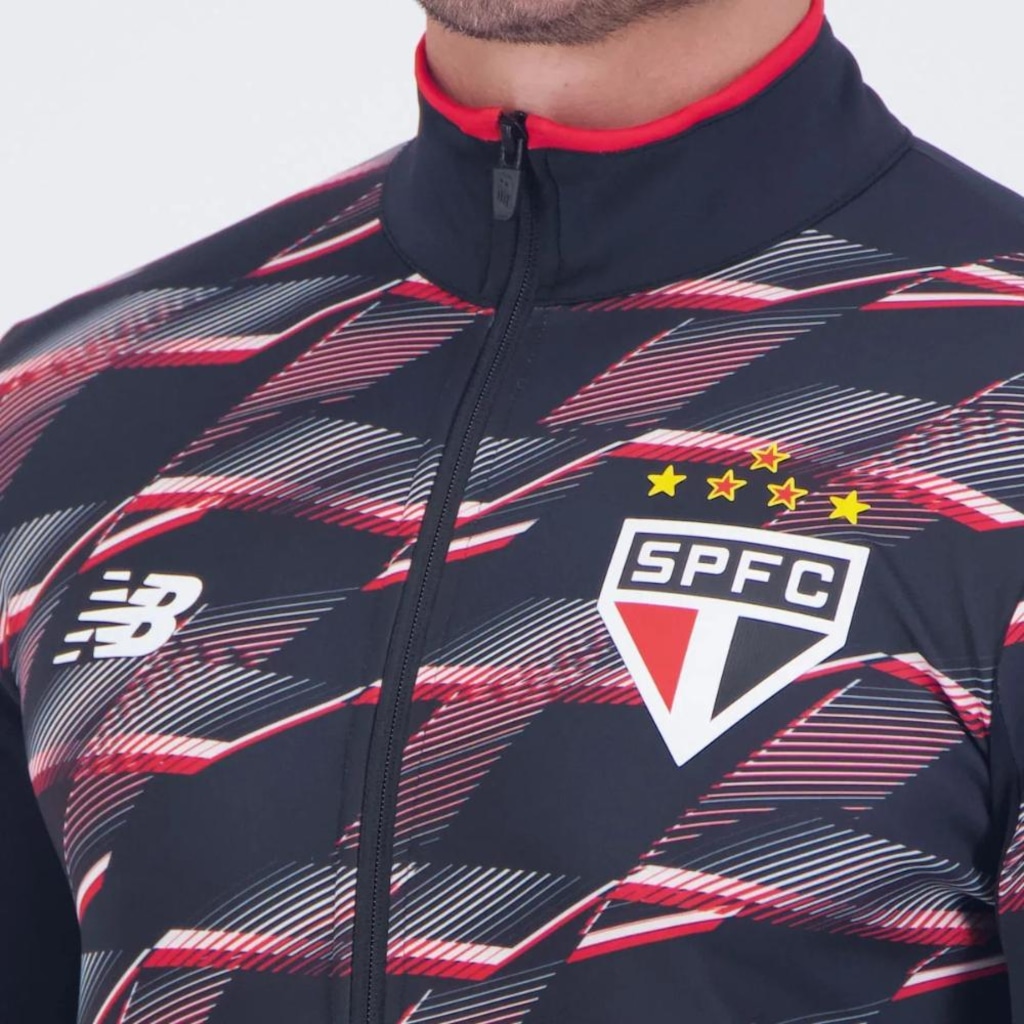 Imagem 3 do produto Jaqueta do São Paulo Pré-Jogo 2024 New Balance Masculina