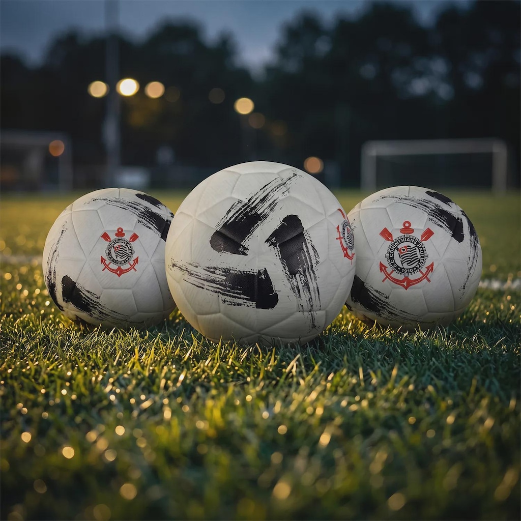 Imagem 4 do produto Mini Bola de Futebol de Campo Corinthians Allpha
