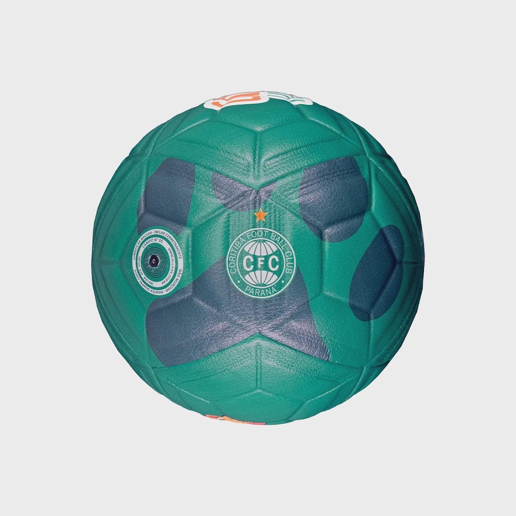 Imagem 1 do produto Mini Bola de Futebol de Campo Coritiba Mascote Caramelo Alviverde Allpha