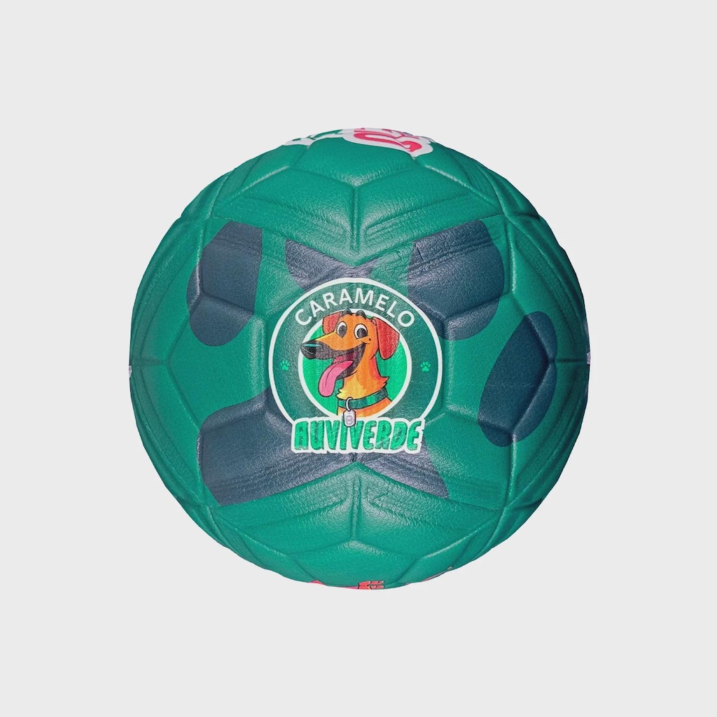 Imagem 4 do produto Mini Bola de Futebol de Campo Coritiba Mascote Caramelo Alviverde Allpha