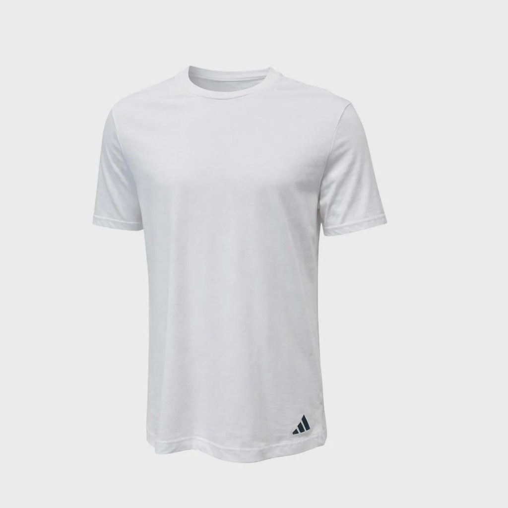 Imagem 1 do produto Camiseta Slim Manga Curta Básica Masculina Adidas Branca