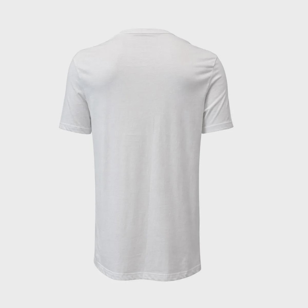 Imagem 3 do produto Camiseta Slim Manga Curta Básica Masculina Adidas Branca