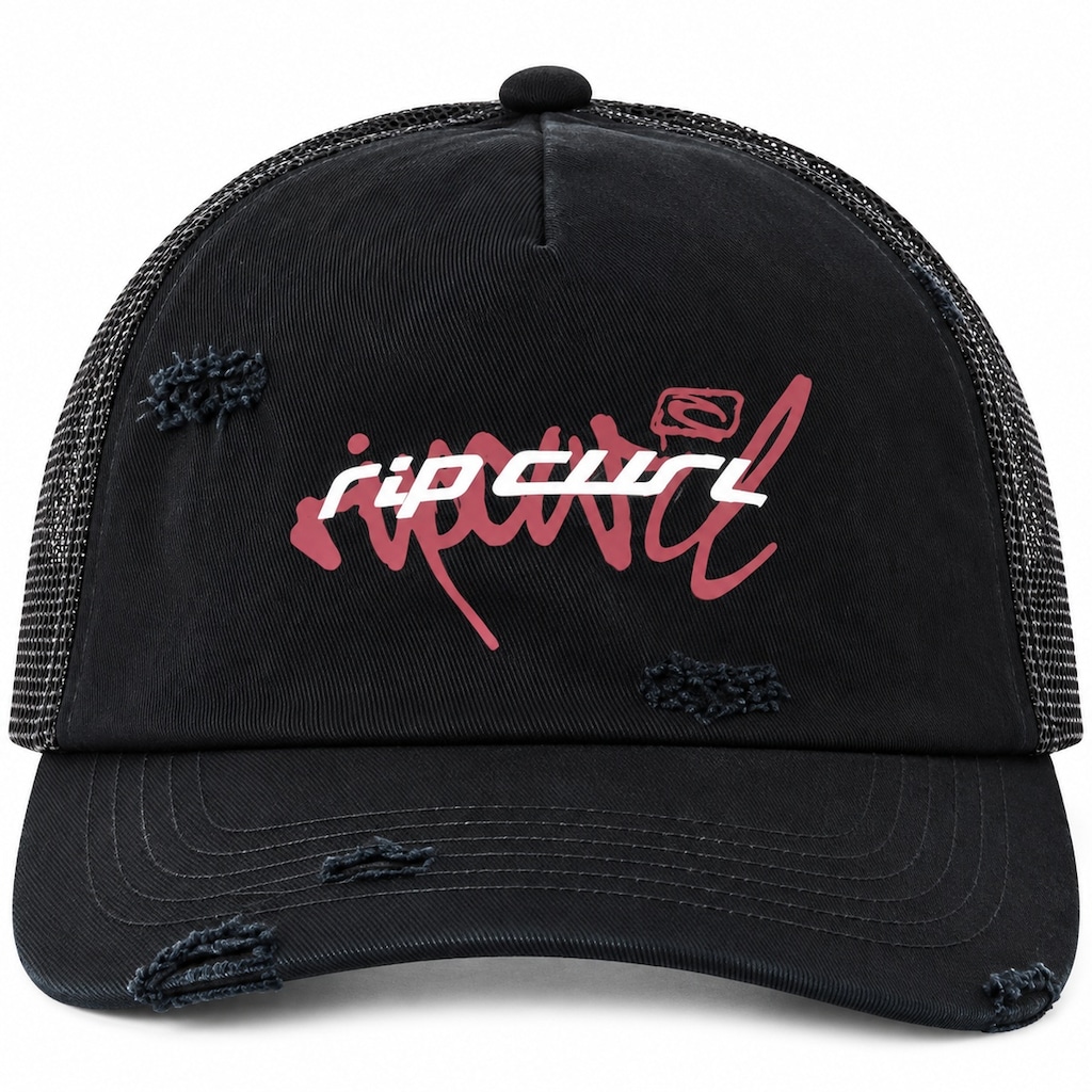 Imagem 2 do produto Boné Masculino Rip Curl Inner Visions Trucker Black - Aba Curva