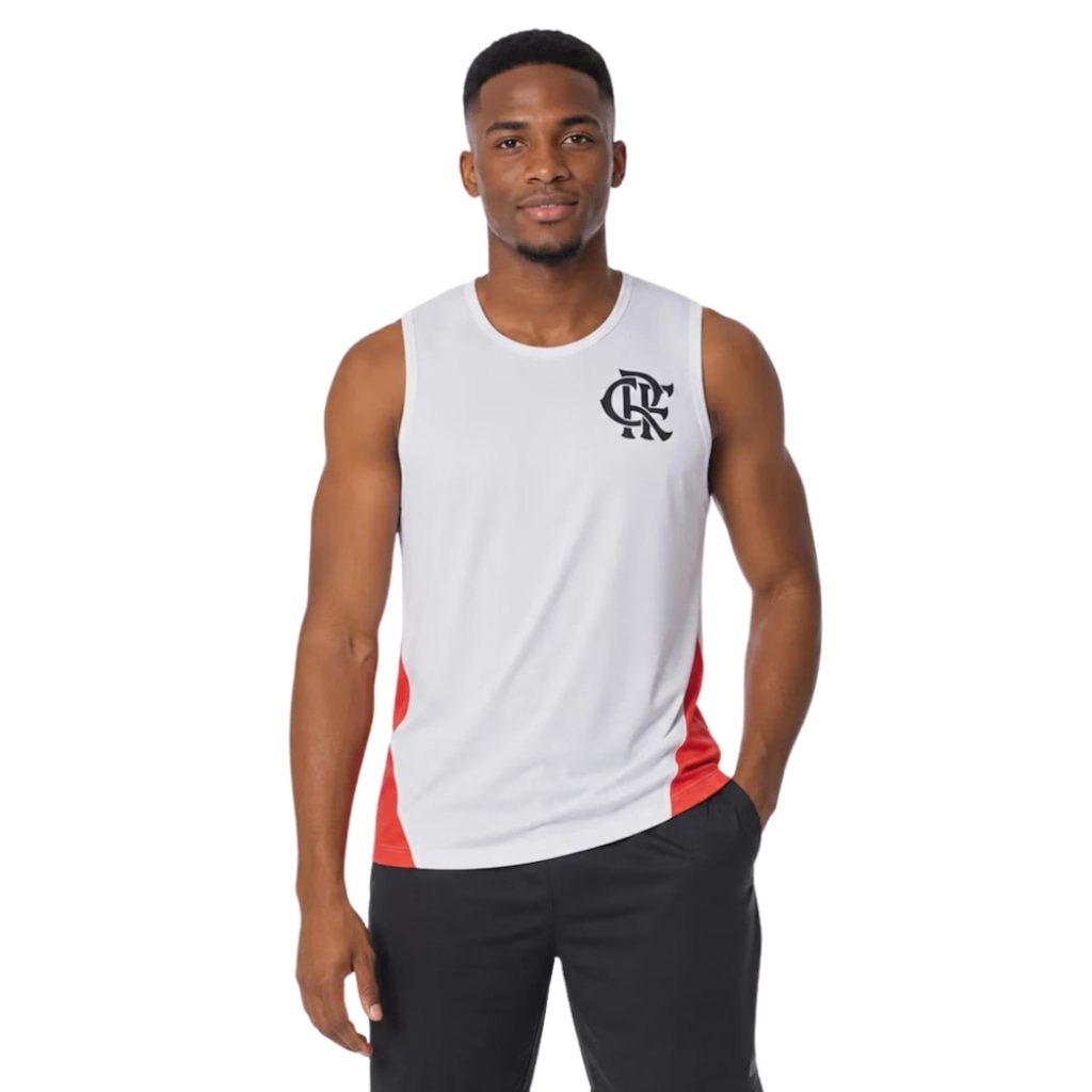Camiseta Regata Flamengo Gávea II Betel Masculino - Foto 1