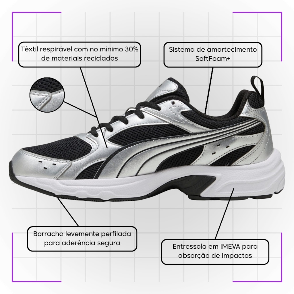 Imagem 5 do produto Tênis Unissex Puma Milenio Tech Lt