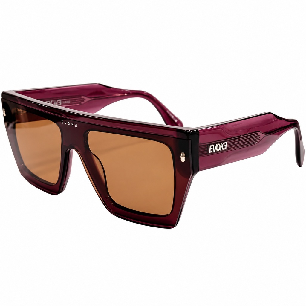 Imagem 2 do produto Óculos Evoke EVK 64 R02 Cristal Dark Fucsia/ Lente Silver Brown Total - Adulto