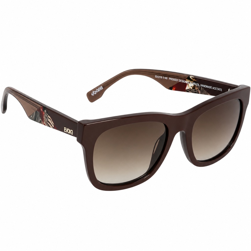 Imagem 2 do produto Óculos Evoke EVK 31 BRC01 Wine Gold/ Lente Brown Gradient - Adulto