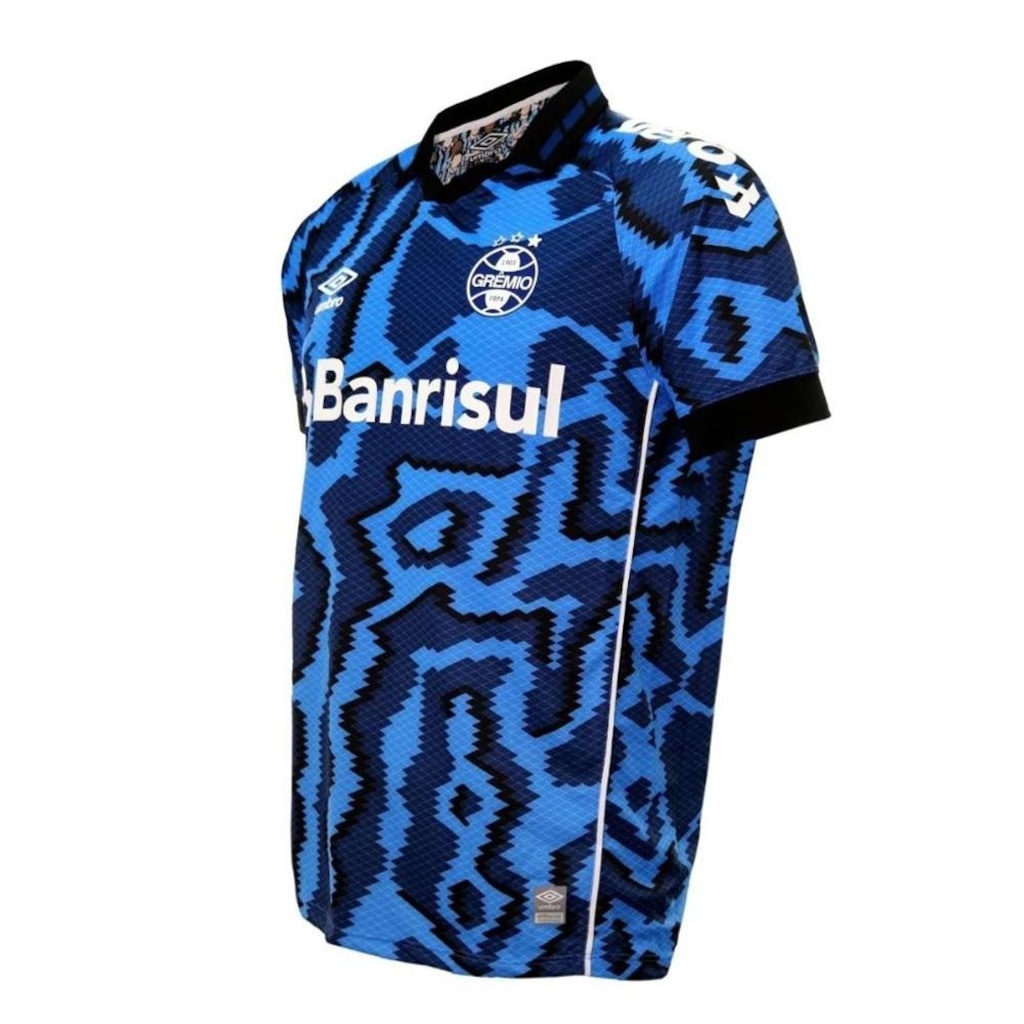 Imagem 2 do produto Camisa do Grêmio III 2021/22 Atleta s/nº Umbro Masculina