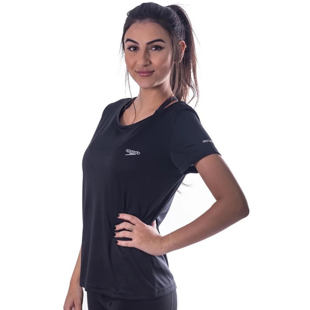 Imagem 2 do produto Camiseta Speedo Interlock Gola Canoa Feminina