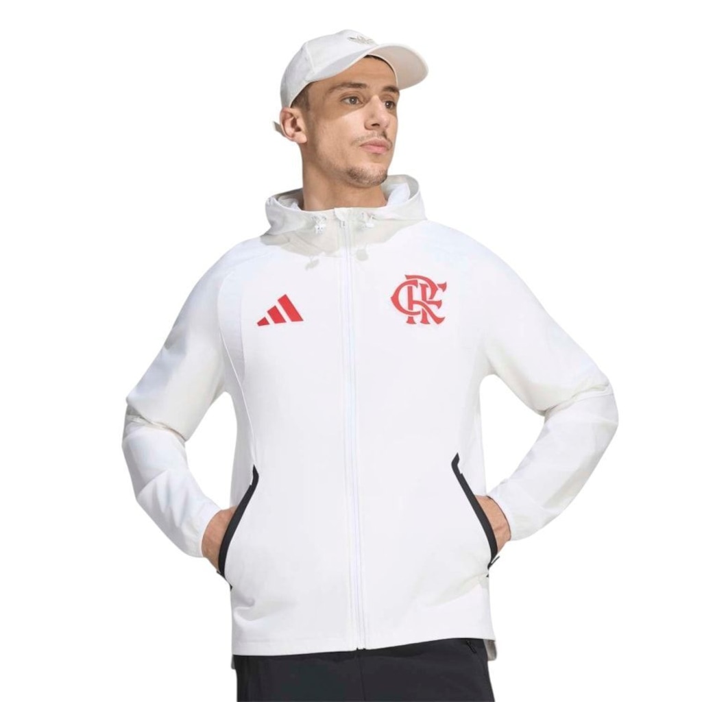 Imagem 3 do produto Jaqueta Corta-Vento Adidas Flamengo Tiro Travel Masculina