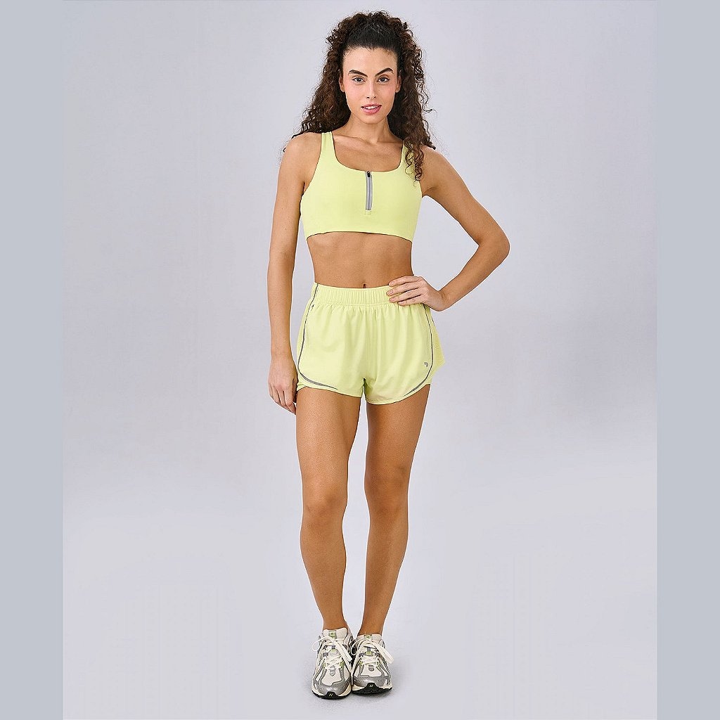 Imagem 4 do produto Shorts Alto Giro Sobreposto Refletivo Feminino