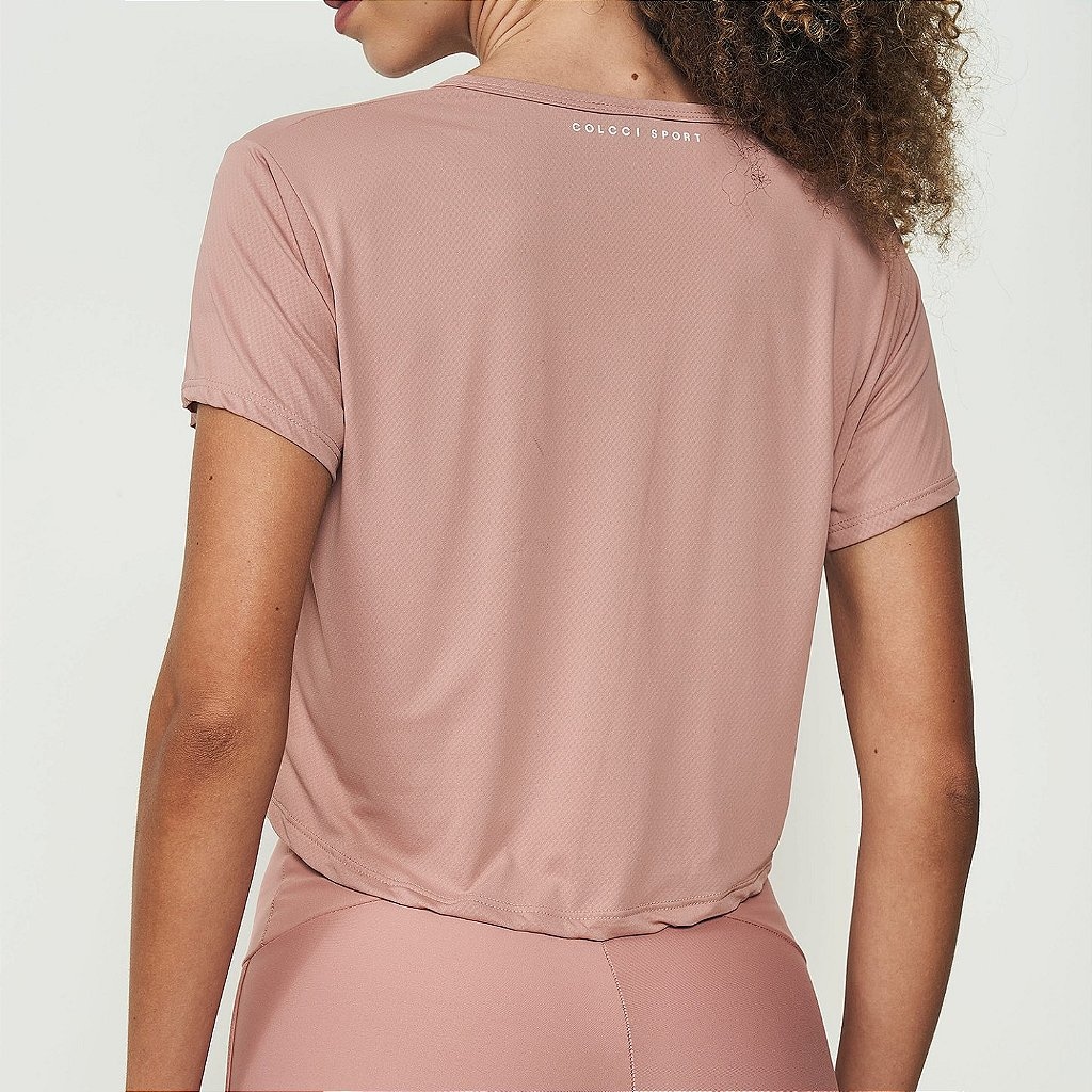Imagem 2 do produto Camiseta Colcci Air Comfort Rosa Ganden Feminino