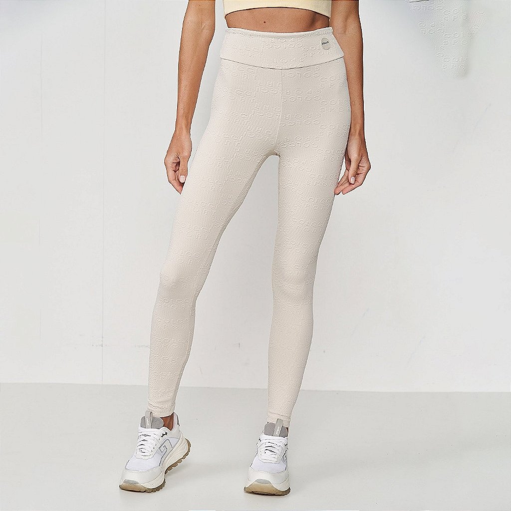 Imagem 1 do produto Calça Legging Colcci Jacquard Sculp Cinza Magma Feminina
