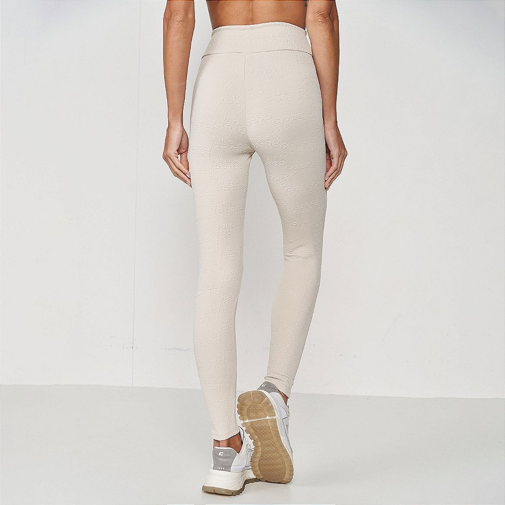 Imagem 2 do produto Calça Legging Colcci Jacquard Sculp Cinza Magma Feminina