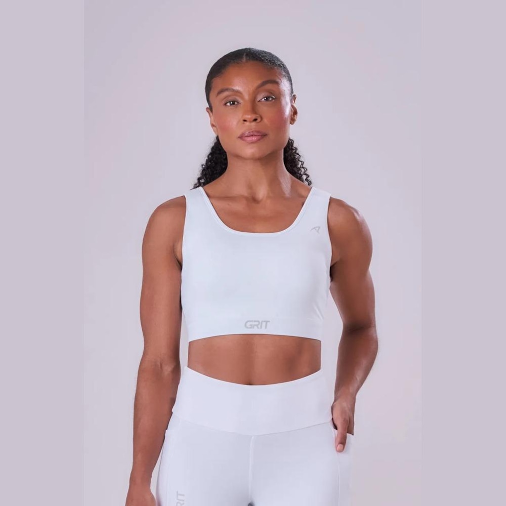 Imagem 1 do produto Top Reto Com Bojo Authen Grit Bossa Feminino