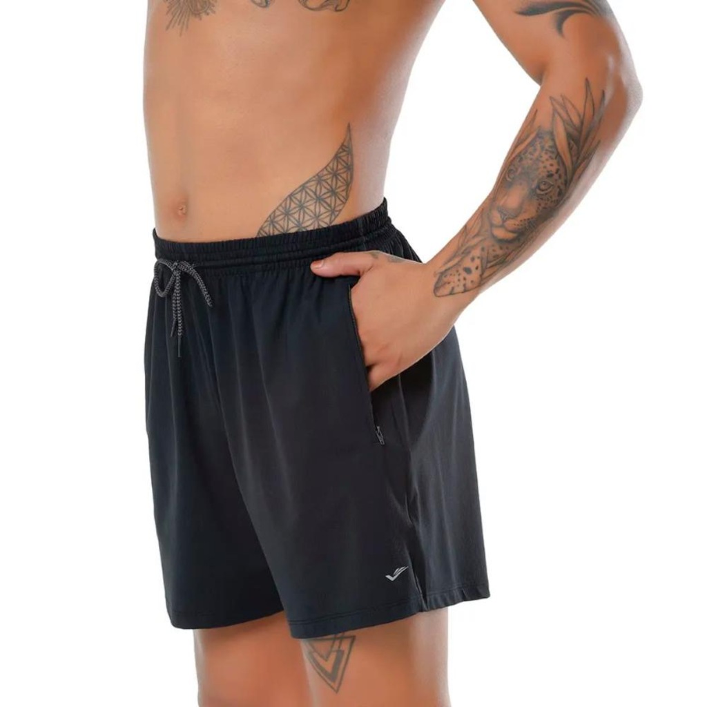 Imagem 2 do produto Bermuda Fitness Masculina Bolso Zíper Elite