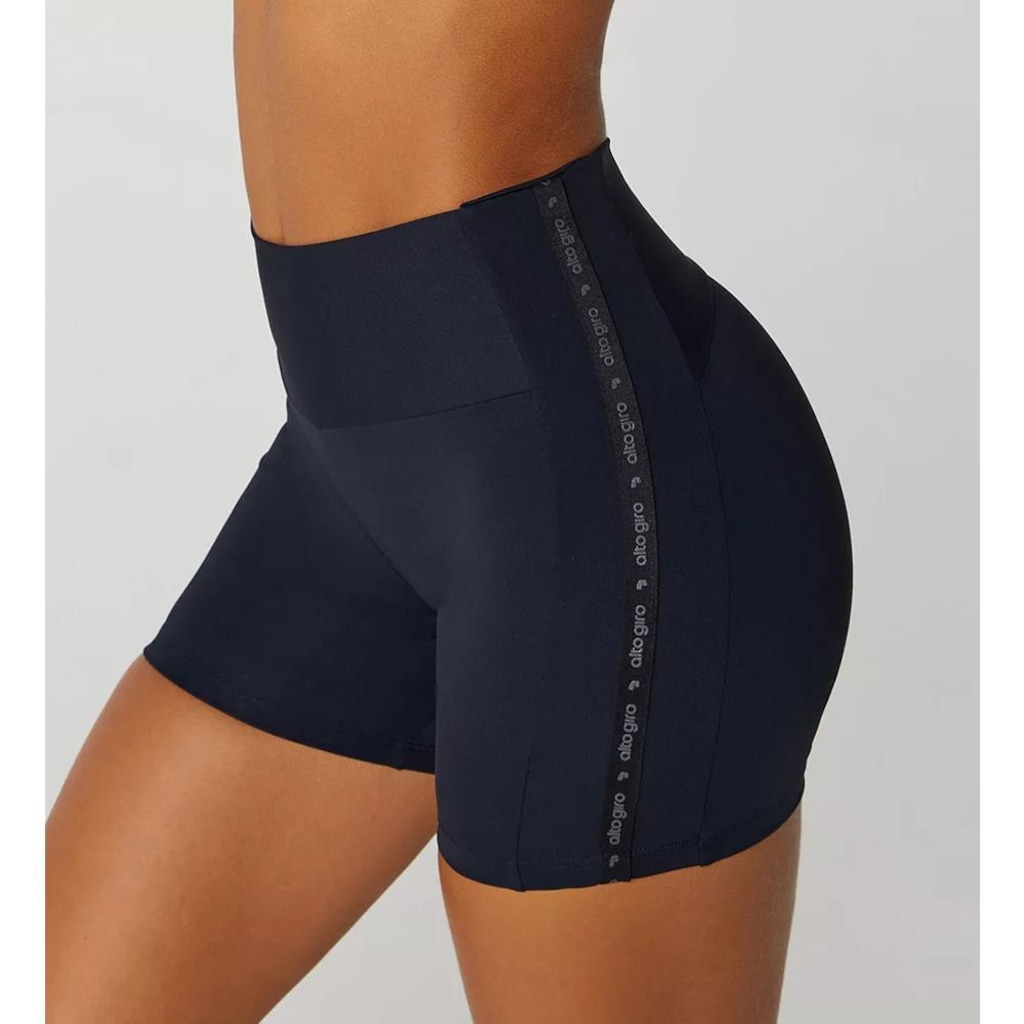 Imagem 2 do produto Bermuda Feminina Meia Coxa Alto Giro Logo