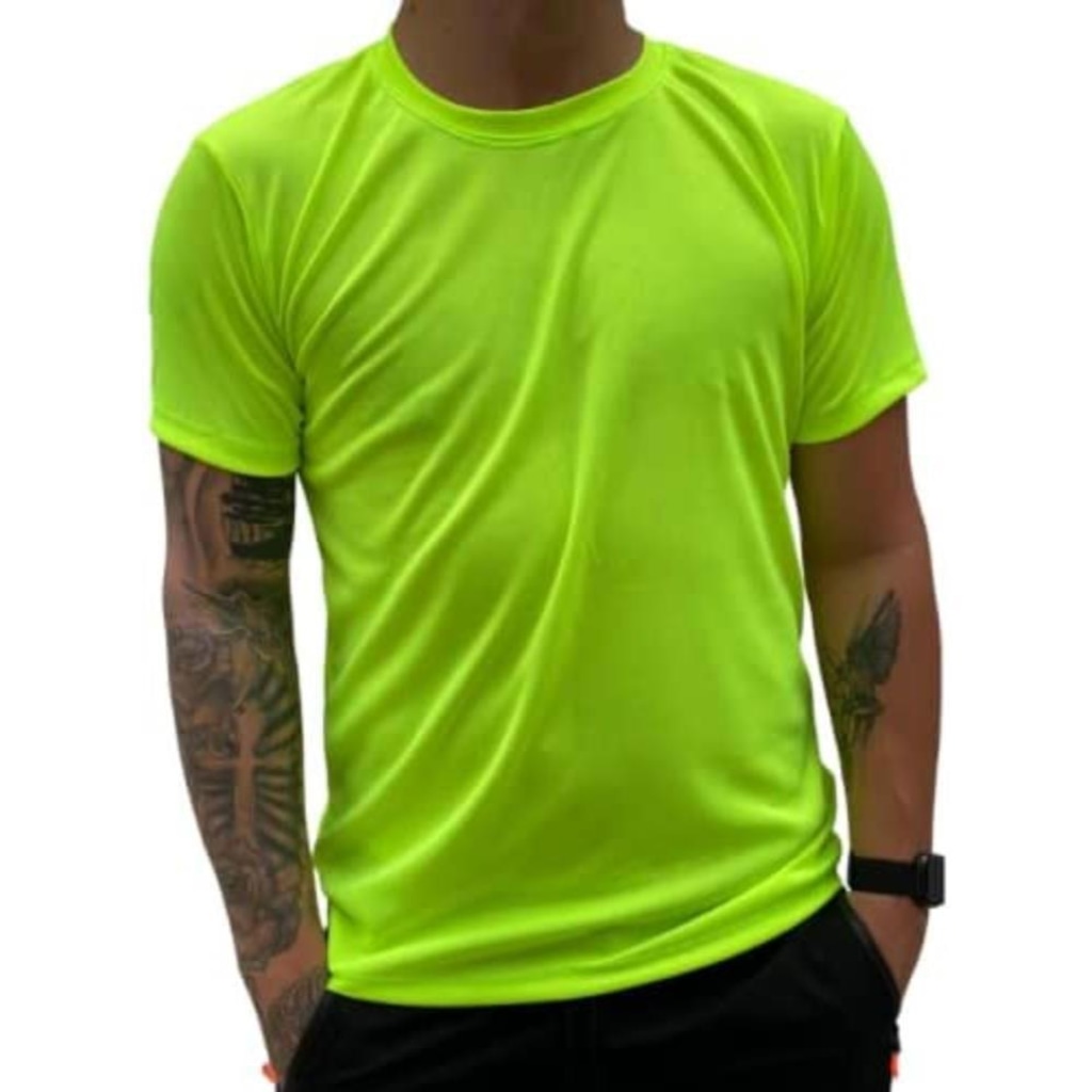 Imagem 1 do produto Camiseta Malha Elite Masculina Poliéster Manga Curta Fitness