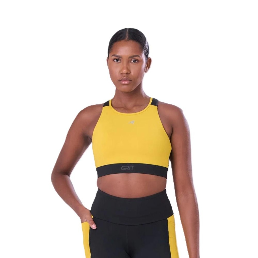 Imagem 1 do produto Top Feminino Authen Grit Nadador Com Bojo GRIT
