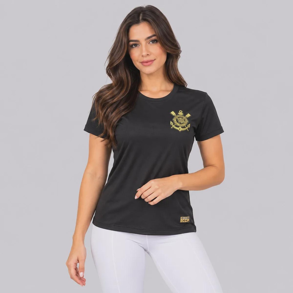 Imagem 1 do produto Camisa do Corinthians Ouro Feminina