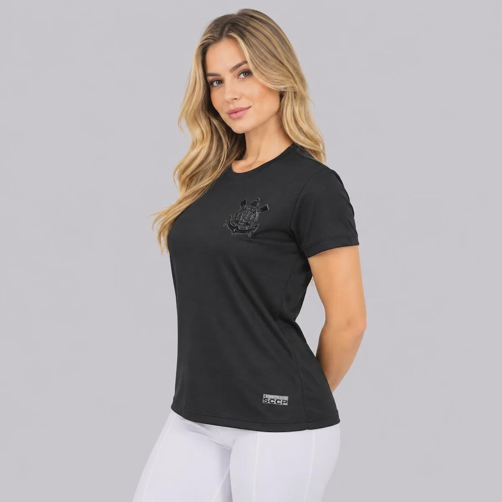 Imagem 2 do produto Camisa do Corinthians Escudo Dry Feminina