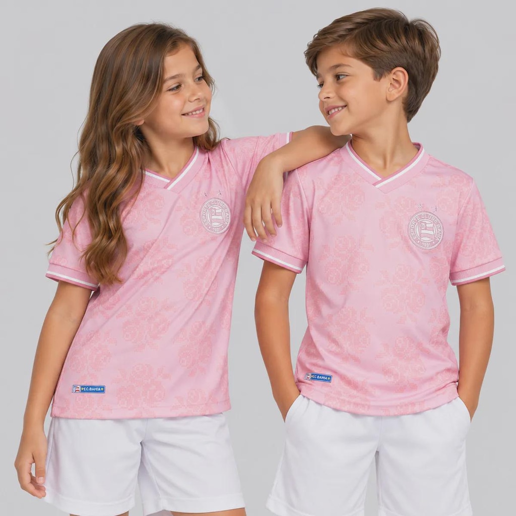Imagem 3 do produto Camisa do Bahia Jacquard I Outubro Infantil